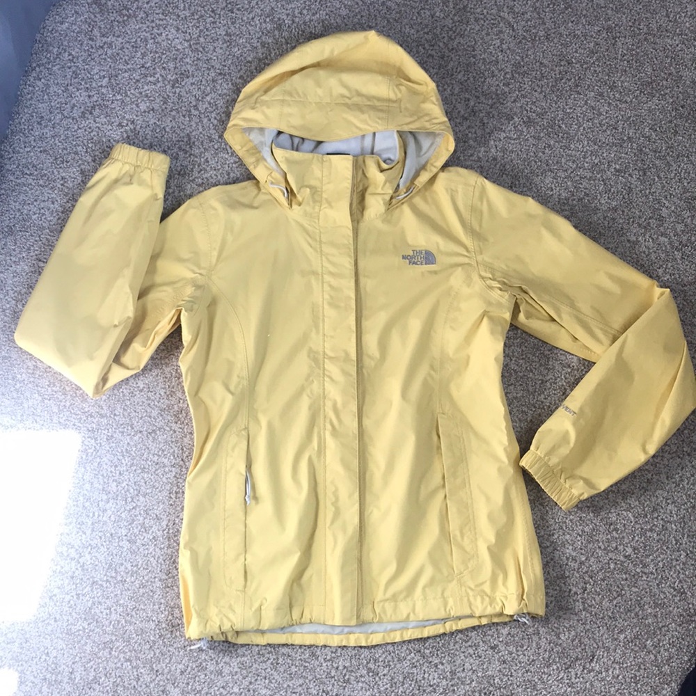 Yellow North Face Jacket